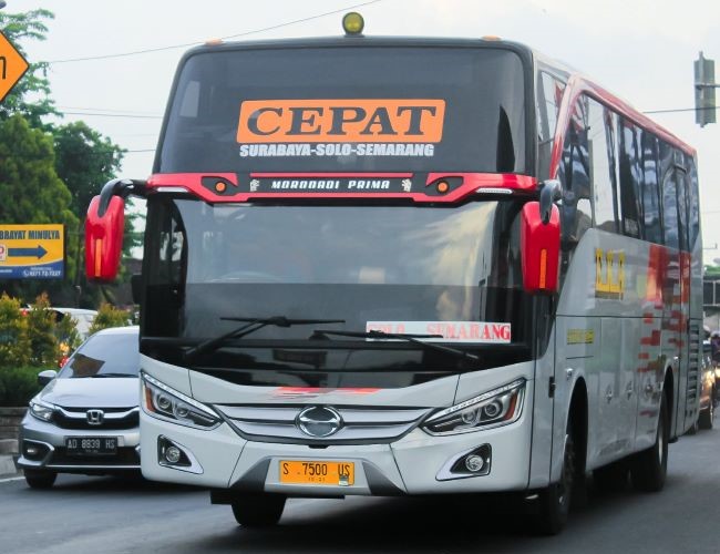Eka Bus Surabaya Solo - Photo by Facebook