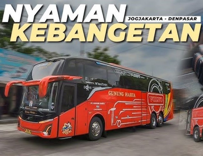 Gunung Harta Bus Jogja Bali - Photo by YouTube