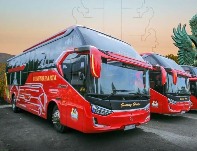 Gunung Harta Bus Surabaya Denpasar - Photo by Instagram