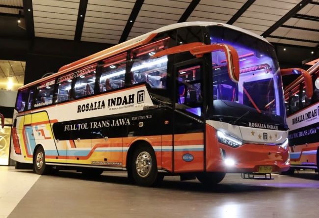 Rosalia Indah Bus Surabaya Solo - Photo by Detik Oto