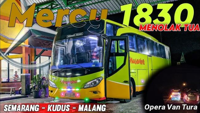 Nusantara Bus Semarang Malang - Photo by YouTube