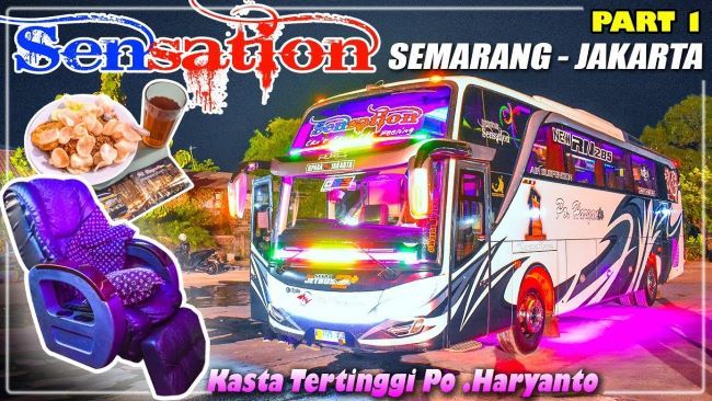 Haryanto Bus Semarang Jakarta - Photo by YouTube