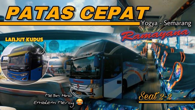 Ramayana Bus Semarang Jogja - Photo by YouTube