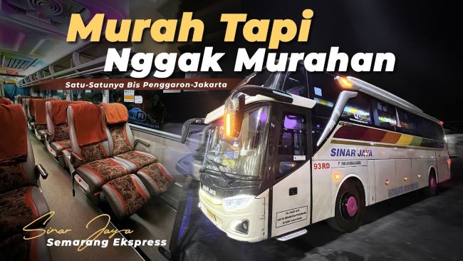 Sinar Jaya Bus Semarang Jakarta - Photo by YouTube